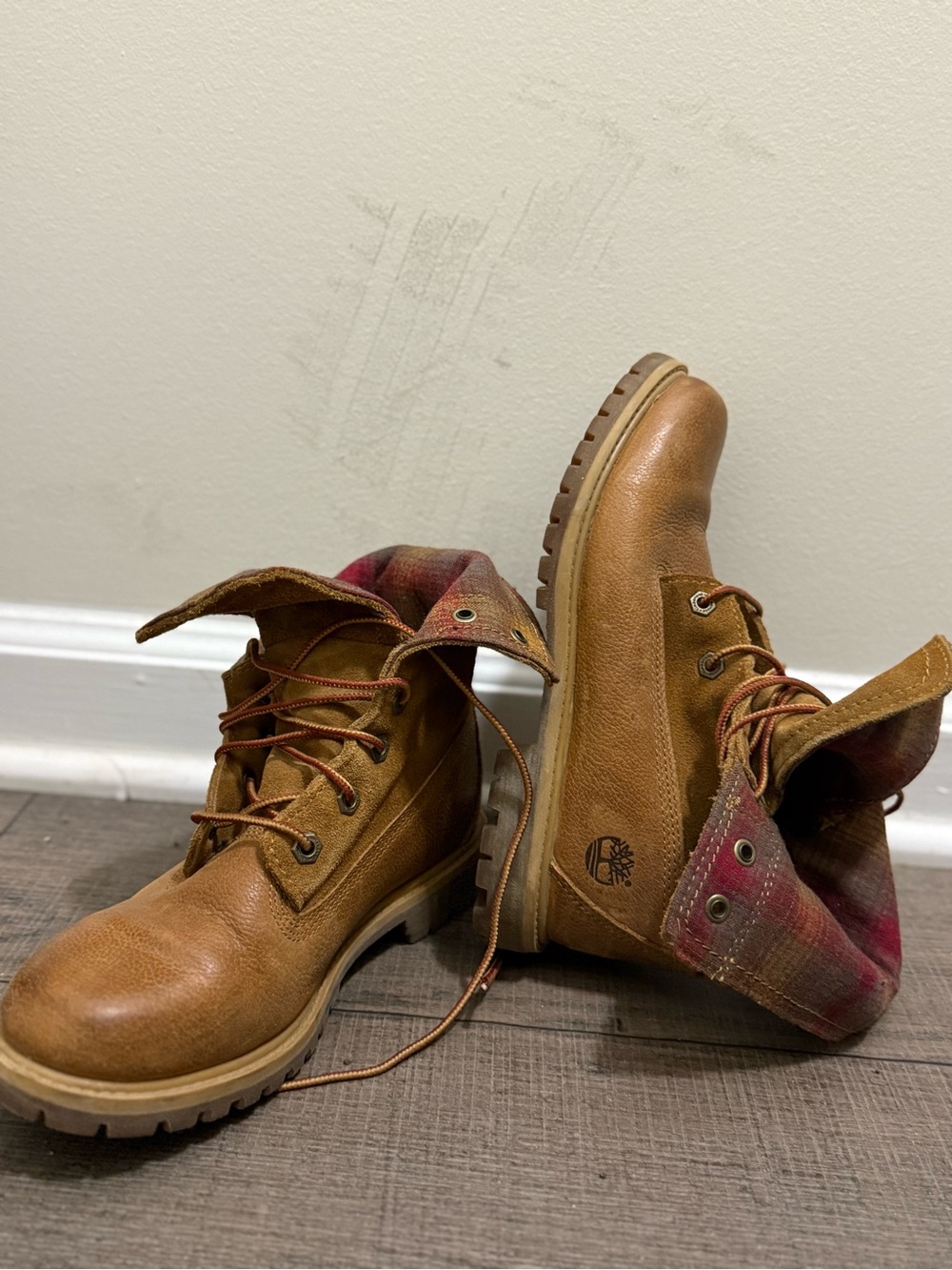 Timberland X Pendleton Fold-Down Plaid Cuff Boots